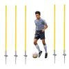 ZAQYCM 5 Pcs Agility Poles Soccer, PVC Plastic Coaching Slalom Sticks for Turf Garden Lawn School Playgrounds, Horse Training Ground Poles Fixing Installation (Size : 1.5m/59in) view 1