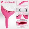Rquite Female Urinal Pee Cloth Set, Portable Urinal for Women, Reusable Pee Funnel & Rag, Silicone Female Urination Device with Discreet Storage Bag, She Pee Cup for Women Stand to Pee, Funny Gag Gift view 2