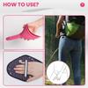 Rquite Female Urinal Pee Cloth Set, Portable Urinal for Women, Reusable Pee Funnel & Rag, Silicone Female Urination Device with Discreet Storage Bag, She Pee Cup for Women Stand to Pee, Funny Gag Gift view 4