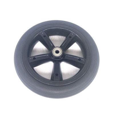 Scooter Replacement Wheels Tires,Electric Scooter Tire,8-inch 8X1 1/4 Explosion-Proof Solid Tire Wheel 200X45 Non-Slip Wear-Resistant Tire,Suitable for Stroller/Electric Scooter(8mm)