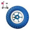 Scooter Replacement Wheels Tires,Electric Scooter Tires,8-inch 200X50 Pneumatic Wheels,Non-Slip Wear-Resistant Tires,Bearing Inner Diameter Optional,Suitable for 2/4 Wheel Elec(Blue 12mm) view 1