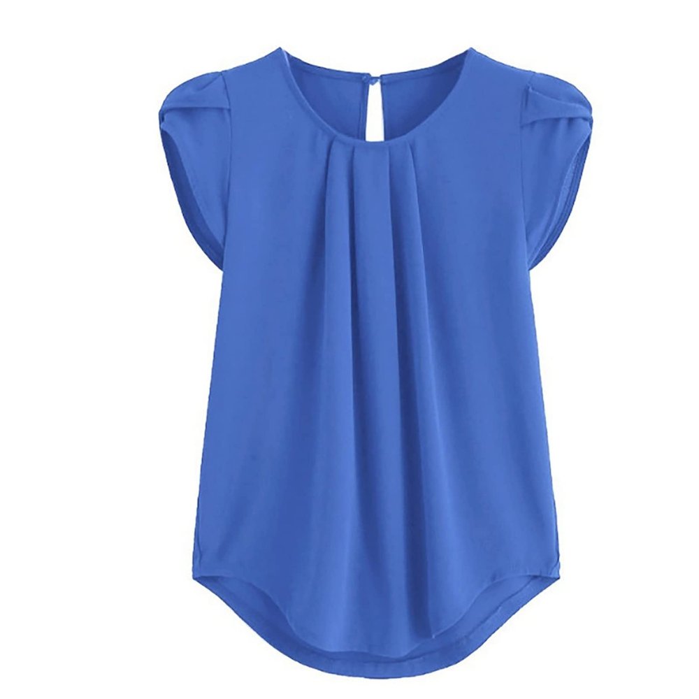 Sexy Tops Going Out Tops for Women V Neck Shirts Women Maternity Tops Graphic T Shirts for Women Loose Fit Blouses for Women Dressy Casual Sexy Women's Blouses Dressy5-Royal Blue,3X-Large