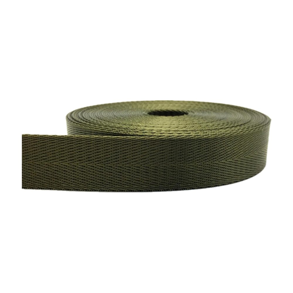 1.5 Inch Nylon Webbing, Herringbone Pattern Strapping for Indoor or Outdoor Gear, DIY Crafting, Repairing