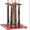 Ball Cue Stand Rack Holds 4 Cues, Pool Cue Stick Holder Floor-Standing, Can Store Golf Clubs, Suitable for Bars