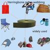 1.5 Inch Nylon Webbing, Herringbone Pattern Strapping for Indoor or Outdoor Gear, DIY Crafting, Repairing view 4