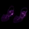Frozen Elsa Light Up Shoes, Official Disney Princess Light-Up Costume Shoes with Snowflake Emblem, Kids Size 11/12 Medium view 3
