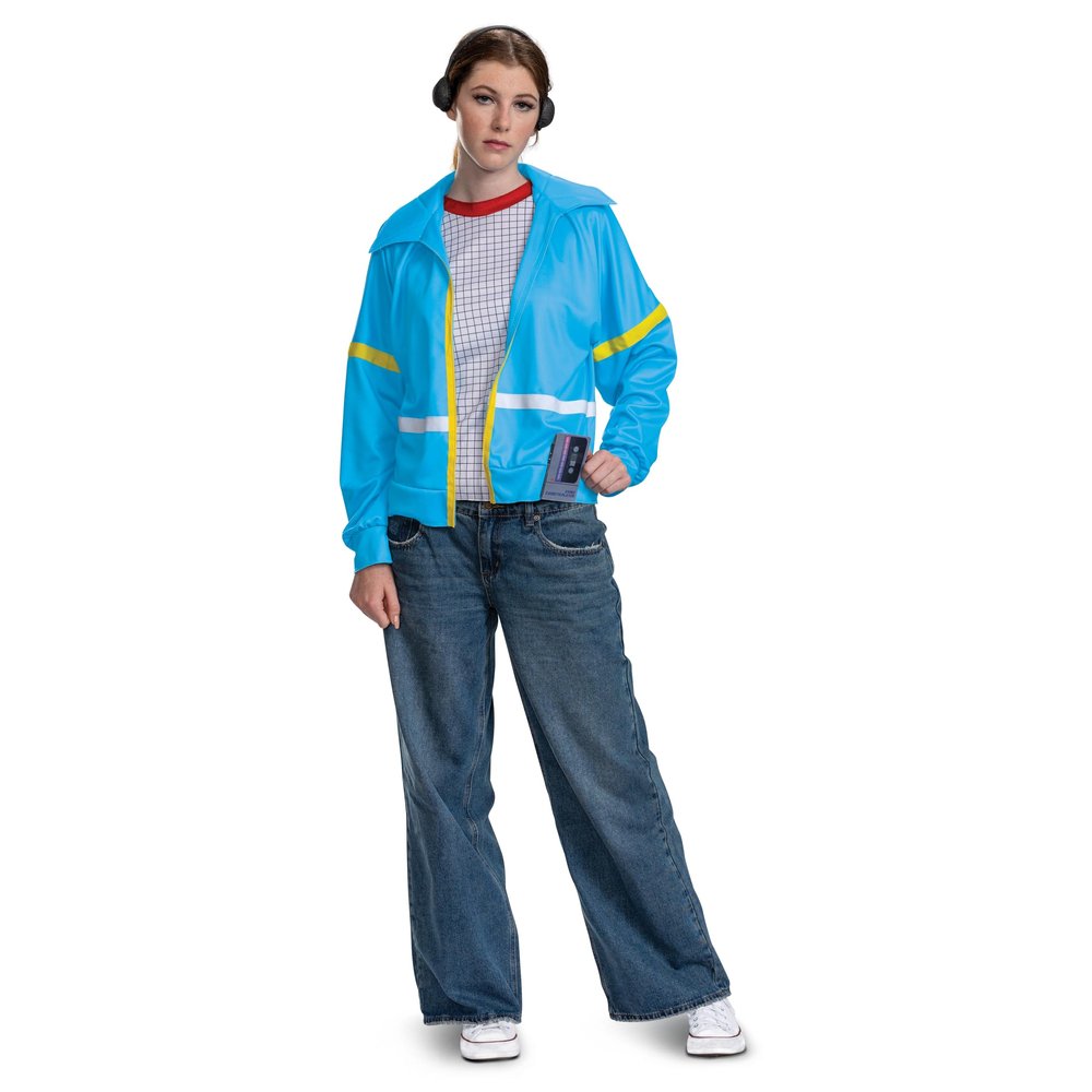 Disguise Max Adult Costume, Official Deluxe Stranger Things Costume Set with Top and Headphones, Size (12-14)