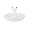 DECHOUS 2pcs Ceramic Jewelry Tray Figurine Decorative Storage Holder for Bracelets Earrings Compact Trinket Organizer for view 1