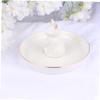 DECHOUS 2pcs Ceramic Jewelry Tray Figurine Decorative Storage Holder for Bracelets Earrings Compact Trinket Organizer for view 4