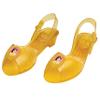 Belle Jelly Shoes, Official Disney Princess Costume Shoes with Belle Emblem, Kids Size 11/12 Medium view 1