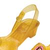 Belle Jelly Shoes, Official Disney Princess Costume Shoes with Belle Emblem, Kids Size 11/12 Medium view 3