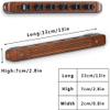 BAZAC Snooker Pool Cue Rack - Wall Mount, Stable and Durable, for Kids Club Ballroom Game Room Pool Table Accessories, Billiard Sticks Holder 6 Cues view 2