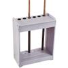 Pool Cue Stick Holder,Cabinet Type 6-Hole Snooker Stick Stand,Space-Saving Set Floor Ball Cue Standing Rack-White||48x24x60cm view 1