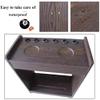 Pool Cue Stick Holder,Cabinet Type 6-Hole Snooker Stick Stand,Space-Saving Set Floor Ball Cue Standing Rack-White||48x24x60cm view 4