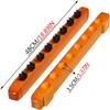 BAZAC Pool Cue Rack -Pool Stick Holder Solid Wood Material, Strong and Durable, Snap Design, 8 Holes/10 Holes Optional-Snooker Billiard Cue Racks view 3