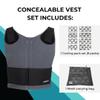 Glacier Tek Concealable Cooling Vest, 59 Degrees for 2.5 hours 8 Cool Packs, recharge in 30 minutes view 2