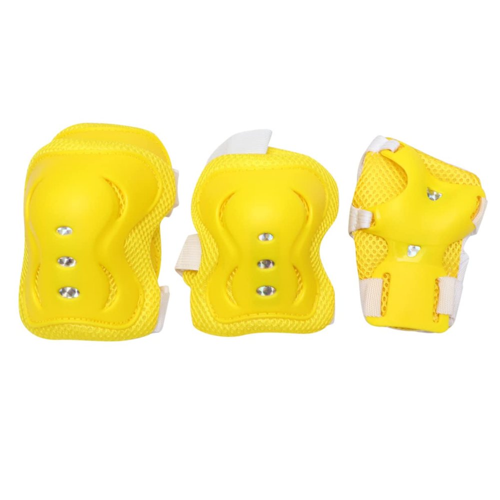 6pcs Outdoor Sports Protective Gear Knee Pads Elbow Pads Wrist Guards for Cycling Skateboard Riding