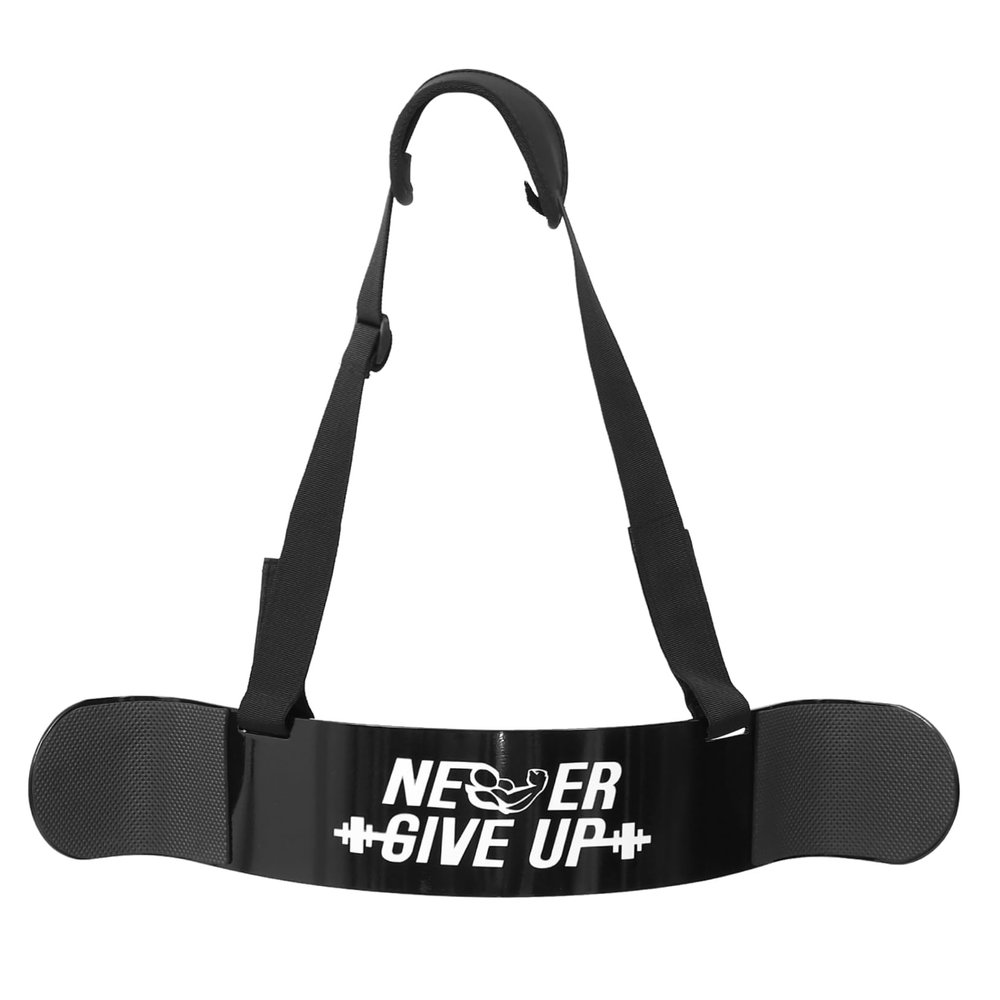 Training Gear Arm Triceps Arm for Biceps Gym Sets Biceps Training Board Bicep Bicep Isolator Aluminum Alloy Body Fitness Bracket Black