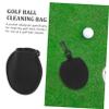 INOOMP 3pcs Golf Cleaning Pouch Ball Washer Pouch Portable Golf Balls Cleaning Bag Protective Cover view 4