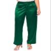 Women's Stretch Matte Satin Fly Front Stove Pipe Pant Lifestyle Collection, Emer, 10