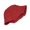 Unisex Solid Color 100% Cotton Bucket Hat Small Brim Packable Travel Summer Beach Hat (as1, Alpha, l, x_l, Red) view 2