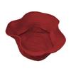 Unisex Solid Color 100% Cotton Bucket Hat Small Brim Packable Travel Summer Beach Hat (as1, Alpha, l, x_l, Red) view 4