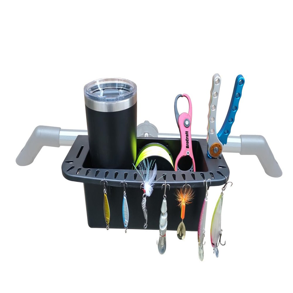Brocraft Caddy Organizer,Tool Holder For Hobie H-Rail/Compatible with Hobie H-Rail Tool Holder/Hobie H-Rail Accessories