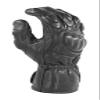 Damascus Gear: CRT100 Vector 1 Knuckle Protection Gloves - Carbon-Tek Fiber Knuckles, Leather with Foam Padding (Medium) view 2