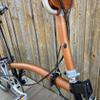 Full Frame Protector for Brompton Bicycle Sew On Version - Brompton Leather Frame Cover (Honey) view 3