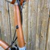 Full Frame Protector for Brompton Bicycle Sew On Version - Brompton Leather Frame Cover (Honey) view 4