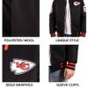 Ultra Game NFL Official Adults Classic Varsity Coaches Jacket Coat - Unisex, New York Jets, Team Color, Small view 4
