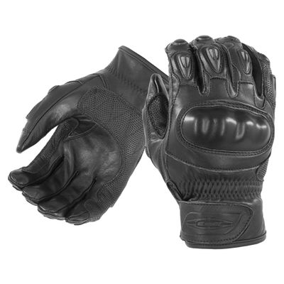Damascus Gear: CRT50 Vector Knuckle Protection Gloves - Carbon-Tek Fiber Knuckles, Leather with Foam Padding (Small)