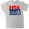 FTD Apparel Men's USA Basketball T Shirt - XXL Gray/USA Basketball Original view 1
