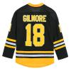 Youth Boston Happy Gilmore 18 Adam Sandler 1996 Movie Hockey Jersey Black Stitched (as1, Alpha, m, Regular, Black) view 4