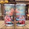 Hyturtle Personalized Gifts For Hummingbird Lover - Hummingbird Printed Custom Name Stainless Steel Tumbler 20oz With Lid - Idea Animal Lover Gifts For Women Girl Kids On Birthday, Christmas view 2
