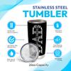 Hyturtle Personalized Fathers Day Gift For Dad - American Flag Dad Custom Stainless Steel Coffee Tumbler Cup 20oz - Funny Dad Gift From Daughter Son Wife - Dad Grandpa Gift For Birthday, Christmas view 3