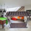BAZAC Pool Cue Rack,Holds 36 Cues,Ball Cue Stand Rack,Stainless Steel Support Rod,Stand Billiard Pool Cue 24x9x24in. view 3