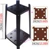 Pool Cue Rack Holder Cue Stand Floor Wooden Pool Snooker Ball Cue Stand Rack Holder Standing,Mahogany Finish,8 Holes view 4