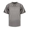 MESOSPERO Men's Football Jersey Blank Football Practice Jersey for Athletic Training and Daily Leisure (Grey, XL) view 1