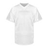MESOSPERO Men's Football Jersey Blank Football Practice Jersey for Athletic Training and Daily Leisure (White, M) view 1