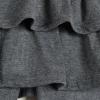 Girls Leggings with Skirt Toddler Ruffle Tutu Pants for Girls Footless Tights Cake Culottes Party (Blue, 4-5 Years) view 4