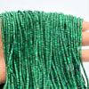 5 Strands of Afghan Tiny Seed Small Heishi Green Malachite Stone Strand 2.2 mm. Spacer Tube Cylinder Beads Jewelry Making Supply Gemstone view 3