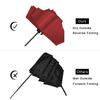 Umbrella Compact Inverted Folding Umbrellas Auto Open Auto Close - C2.6 Red view 3