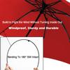Umbrella Compact Inverted Folding Umbrellas Auto Open Auto Close - C2.6 Red view 4