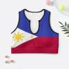 Adugen Origei Philippines Flag Women's Tank Top Shirts Back Sports Tank Tops Flowy Workout Yoga Tanks S view 3