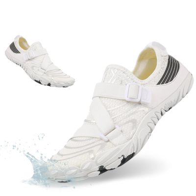 HiGropcore Water Shoes Men Women, Barefoot Wide Toe Box Beach Shoes, Quick Dry Breathable Swim Aqua Socks with Drainage