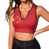 Adugen Origei China Flag China Flag Workout Clothes Yoga Tops Racerback Tank Top for Sport Womens XL view 1
