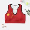 Adugen Origei China Flag China Flag Workout Clothes Yoga Tops Racerback Tank Top for Sport Womens XL view 3
