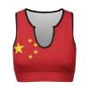 Adugen Origei China Flag China Flag Workout Clothes Yoga Tops Racerback Tank Top for Sport Womens XL view 4