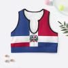 Adugen Origei Dominican Flag Dominican Flag Workout Clothes Yoga Tops Racerback Tank Top for Sport Womens L view 3
